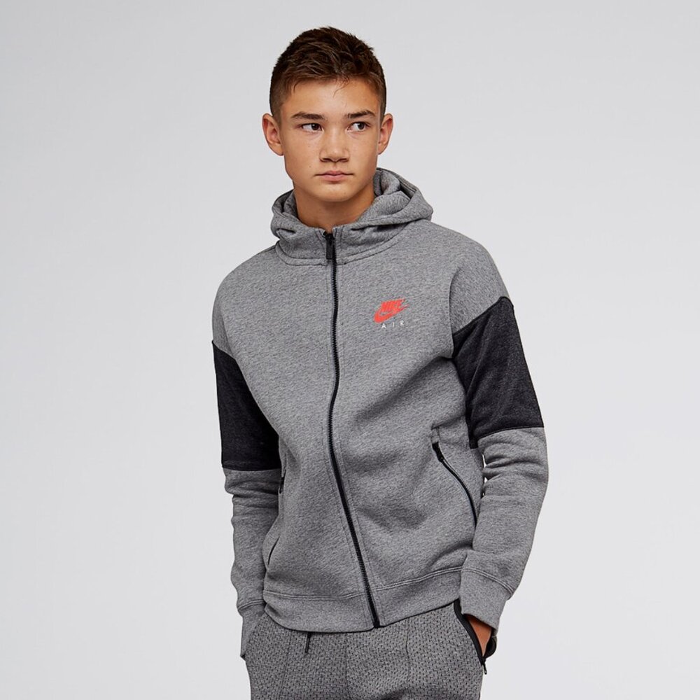 Nike Youth Fleece Tracksuit Zip-up ONLY Grey Large